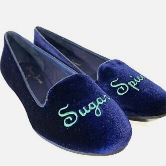 Jack Rogers x Draper James Sugar and Spice Velvet Loafer, size 8.5, EUC - Picture 1 of 7